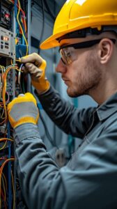 Electrical Services Dubai technician at work