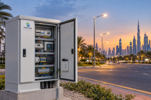 Street Lighting Control Unit by Smart Sense Technical Services, Dubai.